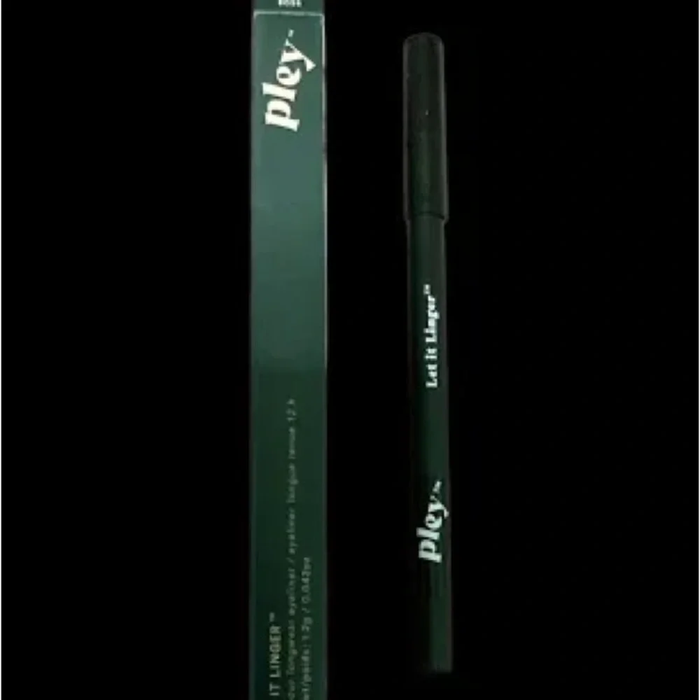 BNIB PLEY Beauty LET IT LINGER™ 12-Hour Eyeliner — Flora (Black)